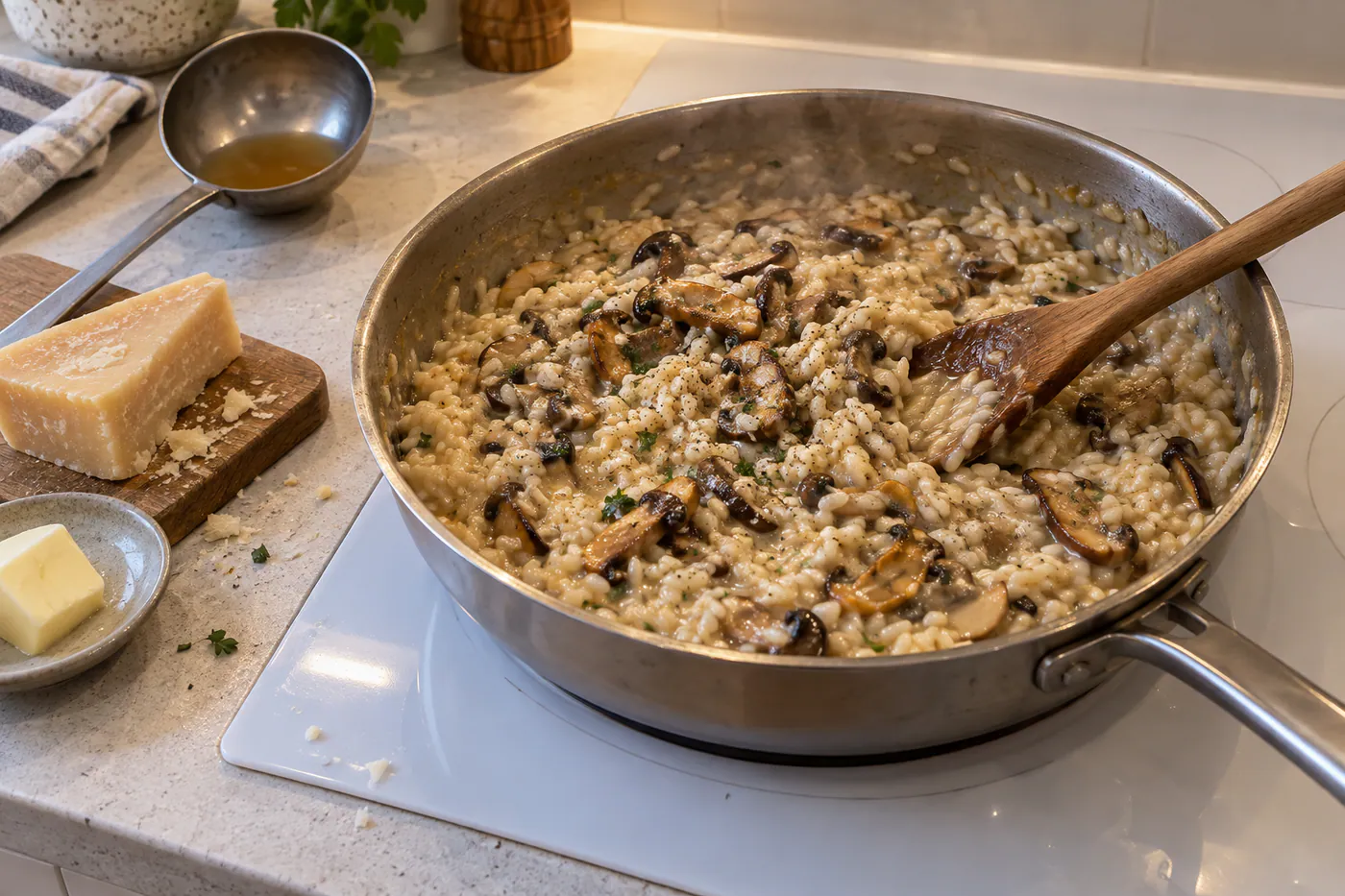 Svamprisotto