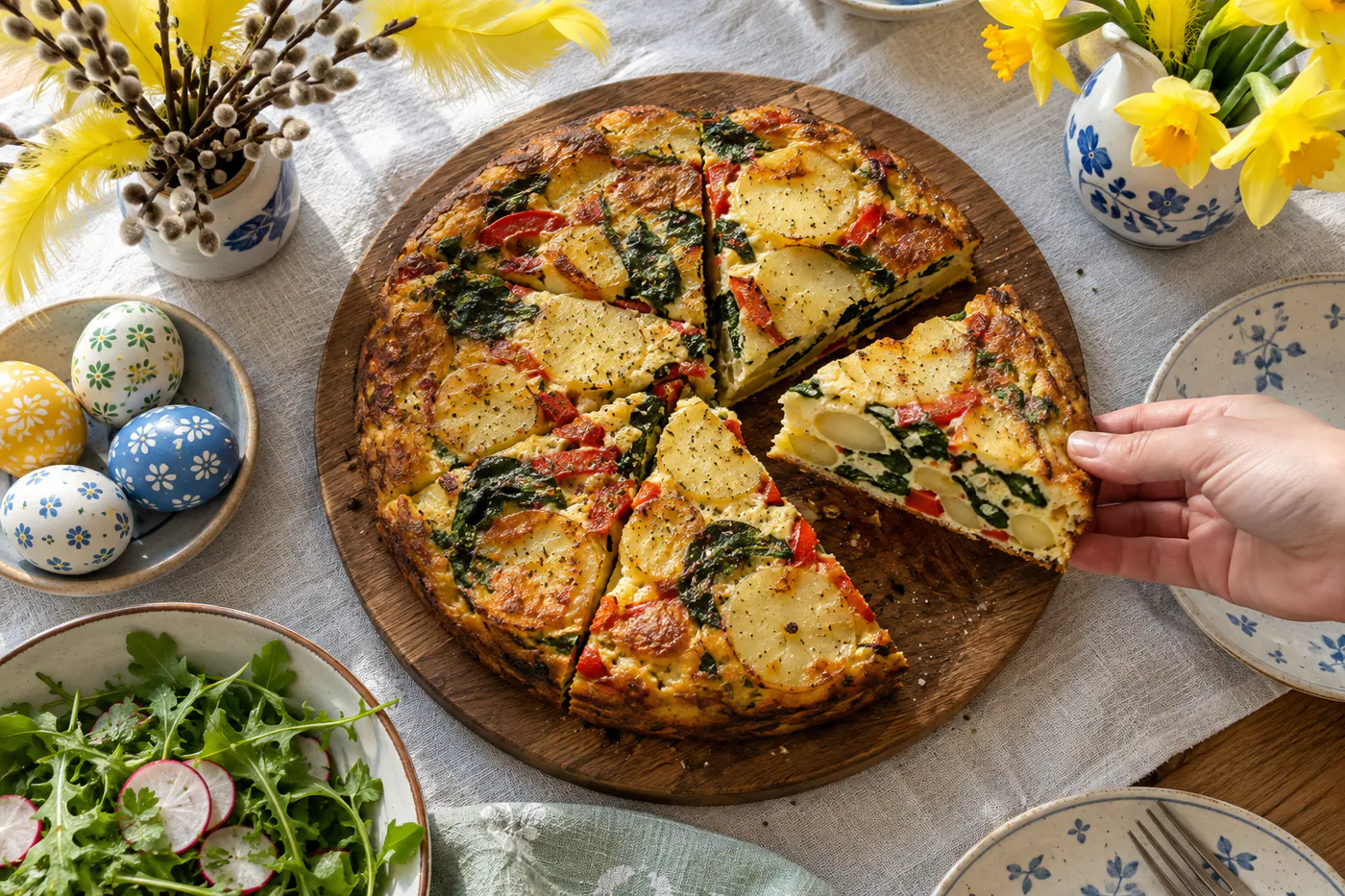 Frittata med grönsaker