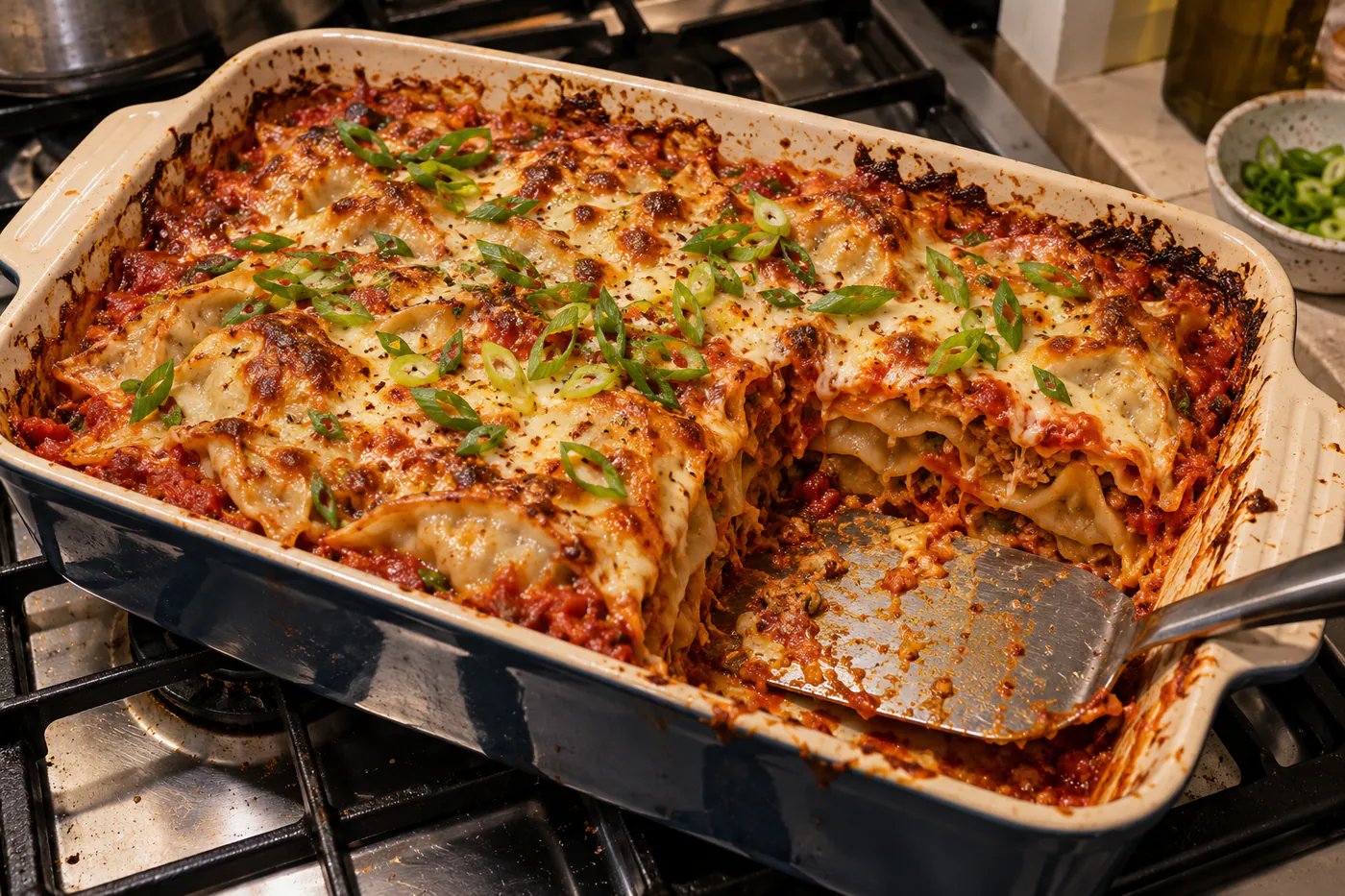 Dumplinglasagne