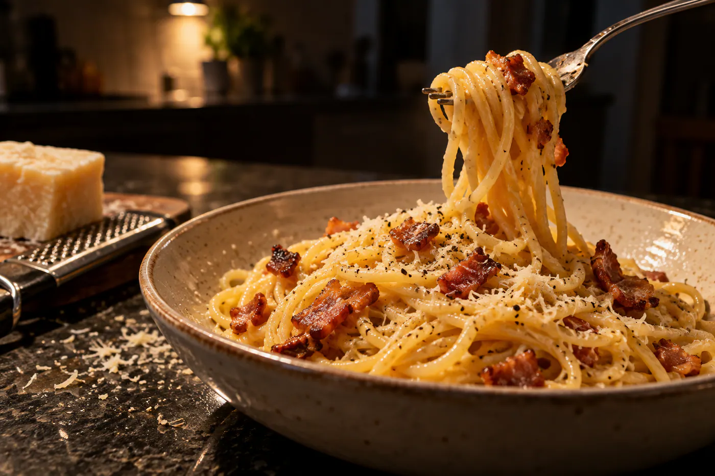 Pasta carbonara